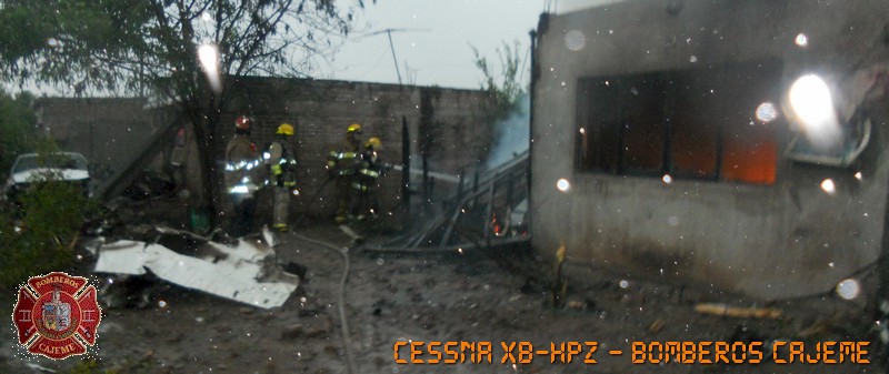 Accidente avioneta Cessna XB-HPZ