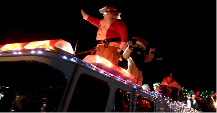 Desfile Navideo 2013 - contingente Bomberos