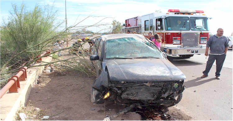 Accidente Carretera 15 y calle 300