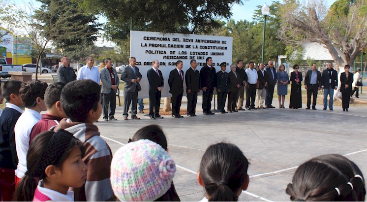 Ceremonia del Aniverasrio Constitución 1917