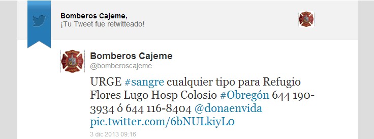 Urge sangre para Refugio Flores Lugo, Hospital Colosio de Ciudad Obregn, llamar a los telefonos 6441903934  6441168404. Muchas gracias