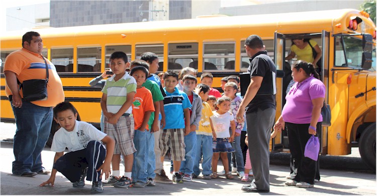 Nias y nios de Cocorit visitan a Bomberos - Foto 1
