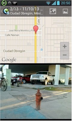 Mapa Miguel Alemán y Nainari geroferenciado