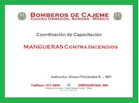 PP Mangueras contra incendios