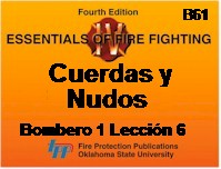 Manual IFSTA Cuerdas y nudos Bombero 1 leccion 6